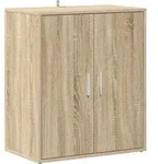 vidaXL Schuhschrank Sonoma-Eiche 60x35x70 cm Holzwerkstoff