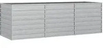 vidaXL Garten-Hochbeet 240x80x77 cm Verzinkter Stahl Silbern