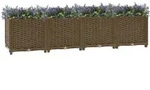 vidaXL Hochbeet 160x40x38 cm Polypropylen