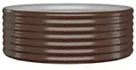 vidaXL Hochbeet Verzinkter Stahl 100x100x36 cm Braun