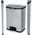 Rubbermaid Tretabfalleimer Slim Jim 1901999 Metall 90l