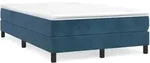 vidaXL Bettgestell ohne Matratze Dunkelblau 120x200 cm Samt
