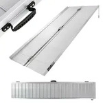 Baumarktplus TRUTZHOLM Rollstuhlrampe klappbar 184 cm Traglast 272 kg Alu grau