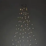Konstsmide LED Baummantel mit Ring &Oslash; 15, mit Globes, 8 Str&auml;nge &agrave; 50
