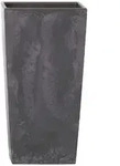 Prosperplast - Hoher Pflanztopf 16,3 L Urbi Square Effect aus Kunststoff mit