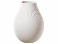 Villeroy & Boch Manufacture Collier blanc Vase Perle hoch 16x16x20cm