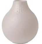 Villeroy & Boch Manufacture Collier beige Vase Perle klein 11,5x11,5x12cm