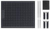 KITCHBO Starter Set - Silikon-Backmatte inkl. 2 Spieße + 4 Steine + 1 Schwamm