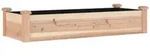 vidaXL Hochbeet mit Einsatz 120x45x25 cm Massivholz Tanne