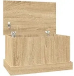 vidaXL Truhe Sonoma-Eiche 50x30x28 cm Holzwerkstoff