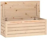 vidaXL Truhe 89x36,5x33 cm Massivholz Kiefer
