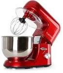 Klarstein Bella K&uuml;chenmaschine 1800 W / 2,7 PS 5 Ltr Edelstahl BPA-frei Rot