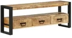 vidaXL TV-Schrank 120x30x45 cm Massivholz Mango