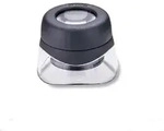 Carson VERSALOUPE Vergr&ouml;&szlig;erungsglas 10x Schwarz, Edelstahl