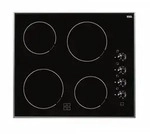 Amica KMC 13282 E Schwarz Integriert Keramik 4 Zone(n)