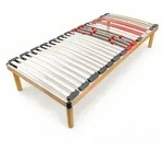 Coemo Hochwertiges Bettgestell mit Lattenrost 'DORADO' 100x200 cm Massivholz Buche