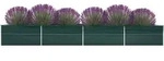 vidaXL Garten-Hochbeet Verzinkter Stahl 600x80x45 cm Gr&uuml;n