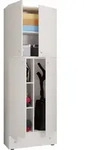 VCM LonaXXL Kleiderschrank 4 T&uuml;ren 1 Schublade wei&szlig;.