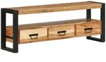 vidaXL TV-Schrank 120x30x45 cm Massivholz Akazie