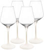Villeroy & Boch Manufacture Rock Blanc Glass Weißweinglas Set 4tlg. je 380ml