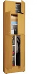 VCM LonaXXL Kleiderschrank 6 T&uuml;ren 1 Schublade Buche dekor.