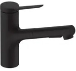 hansgrohe Zesis M33 Einhebel-K&uuml;chenmischer 150, Metall Ausziehbrause, 2jet, sBox,