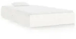 vidaXL Massivholzbett Wei&szlig; 90x200 cm