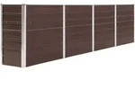 vidaXL Hochbeet 320 x 40 x 77 cm Verzinkter Stahl Braun