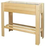 WAGNER GreenFAMILY Hochbeet GreenBOX Light - 70 x 83 x 34,5 cm, Massivholz natur,