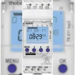 Theben 6110130 Zeitschaltuhr digital Wochenprogramm 2600 W IP20 Countdown-Funktion,