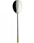 Villeroy & Boch Ella teilvergoldet Dessertl&ouml;ffel / Vorspeisenl&ouml;ffel 186mm