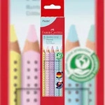 FABER-CASTELL Faber Castell Buntstift Grip Jumbo 5,3 mm pastell 5er Etui