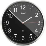 Mebus 19578 Wanduhr Mechanische Wanduhr Rund Schwarz, Metallisch