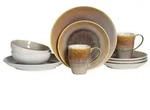 CreaTable Caldera Sand Kombiservice 8-tlg Steinzeug