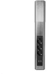 Bachmann CASIA 2 3x Steckdose 1x USB-Charger A/C (932.006) Edelstahl-Optik, lang