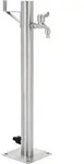 vidaXL Garten-Wassers&auml;ule Edelstahl Rund 65 cm
