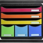 Exacompta 306798D 1x STORE-BOX MAXI 6 Schubladen Black Office