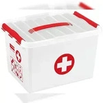 helit Aufbewahrungsbox 22L - wei&szlig;/rot