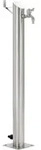 vidaXL Garten-Wassers&auml;ule Edelstahl Rund 95 cm