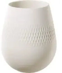Villeroy & Boch Manufacture Collier blanc Vase Carr&eacute; klein 12,5x12,5x14cm