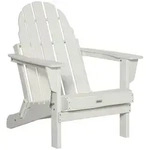 Outsunny - Adirondack Gartenstuhl - 75B x 87T x 93H cm - wei&szlig;