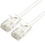 ROLINE UTP DataCenter Patchkabel Cat.6A (Class EA), LSOH, slim, wei&szlig;, 0,15 m