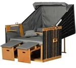 Outsunny - Rattansessel - B118 x T79 x H160 cm - hellgrau