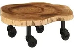 vidaXL Couchtisch Massivholz Akazie 60x55x25 cm