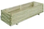vidaXL Hochbeet 120x40x30 cm Holz Rechteckig