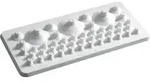 Hager Einf&uuml;hrungsflansch, Kunststoff, 104x220mm, blind, unbehandelt, Vorpr&auml;gungen