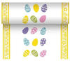 Tischläufer, stoffähnlich, Airlaid 24 m x 40 cm Coloured Eggs