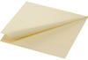1000 Duni Tissue-Servietten 33 x 33 cm Cream 3-lagig