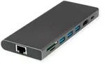 VALUE USB Typ C Dockingstation, HDMI 4K60, 4x US3.2Gen1 (1x C + 3x A), 1x PD, 1x