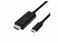 ROLINE USB Typ C - HDMI Adapterkabel, ST/ST, 5 m